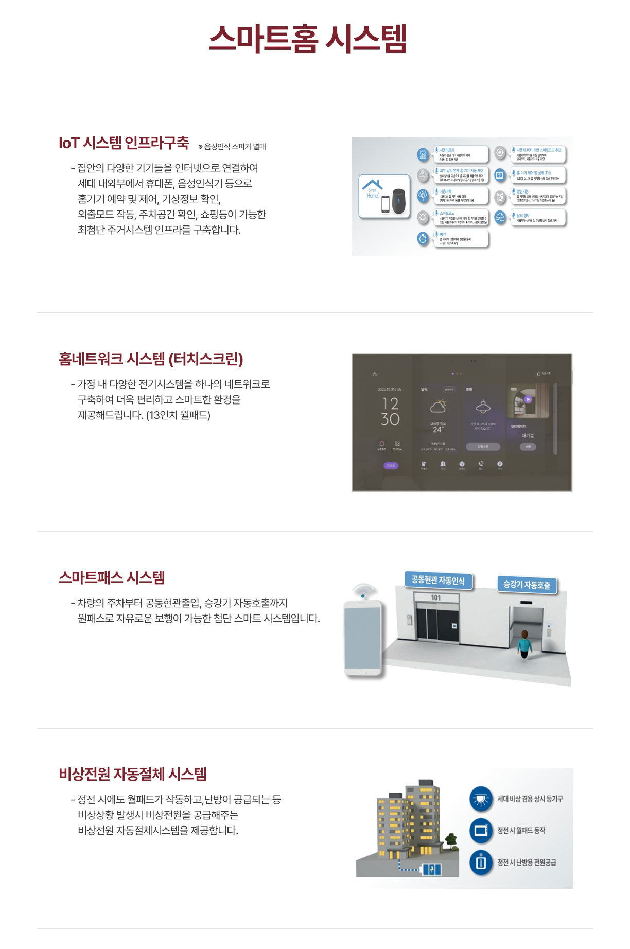  스마트홈 시스템 안내 